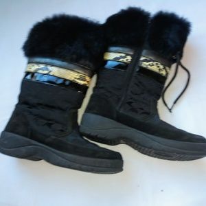 Coach black boots
